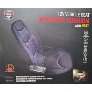 Comfort Gear 12V Heated Seat Massage Cushion Vibration Back & Seat Car Truck SUV